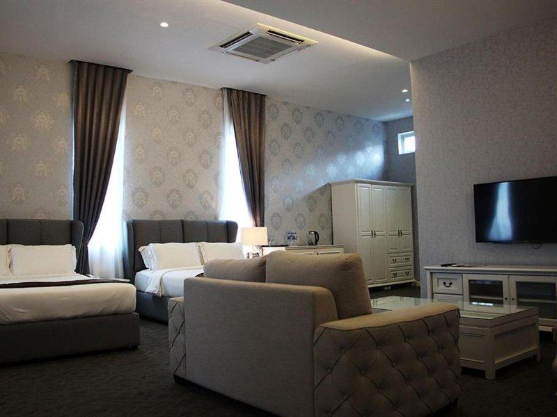 Casa Bianca Hotel Keluang Kültér fotó