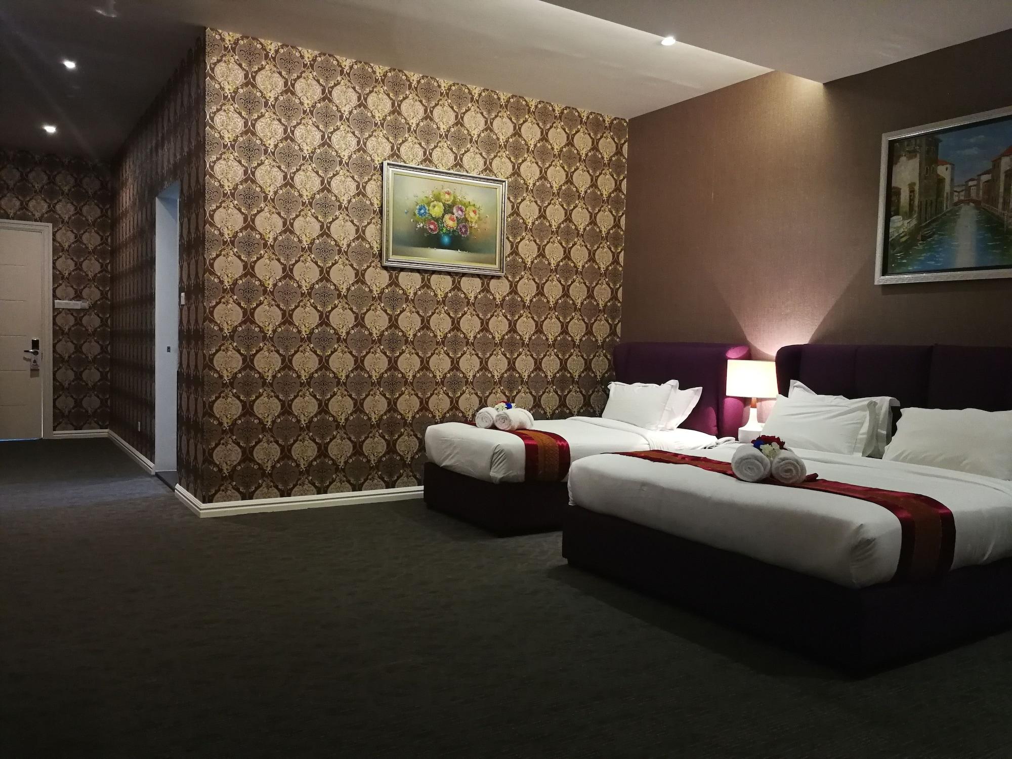 Casa Bianca Hotel Keluang Kültér fotó