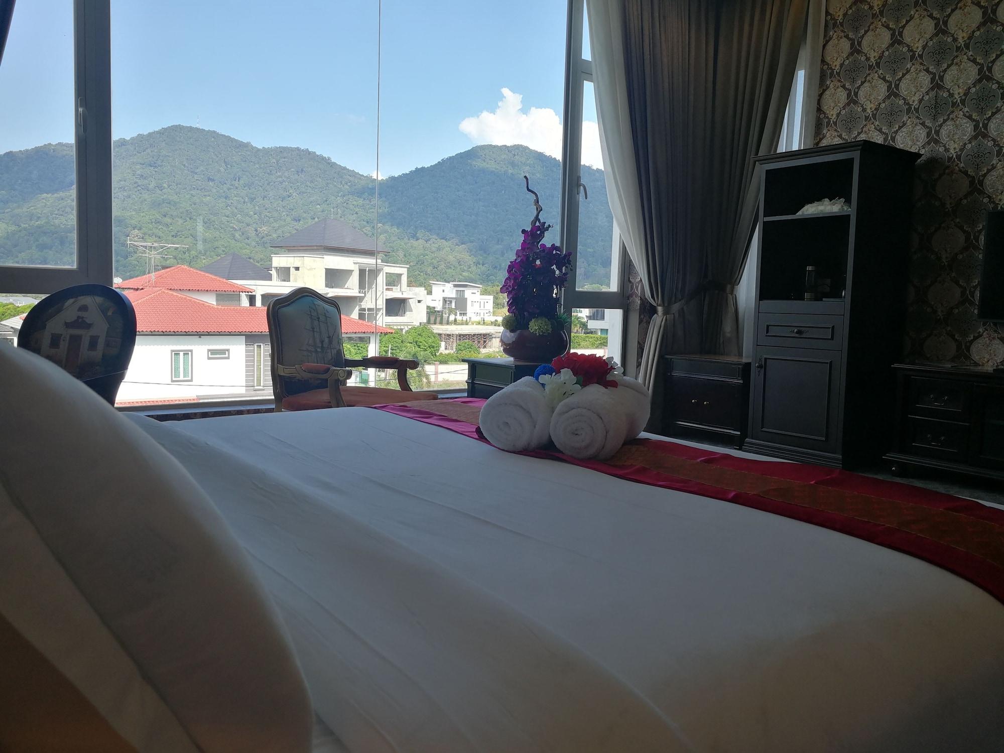 Casa Bianca Hotel Keluang Kültér fotó